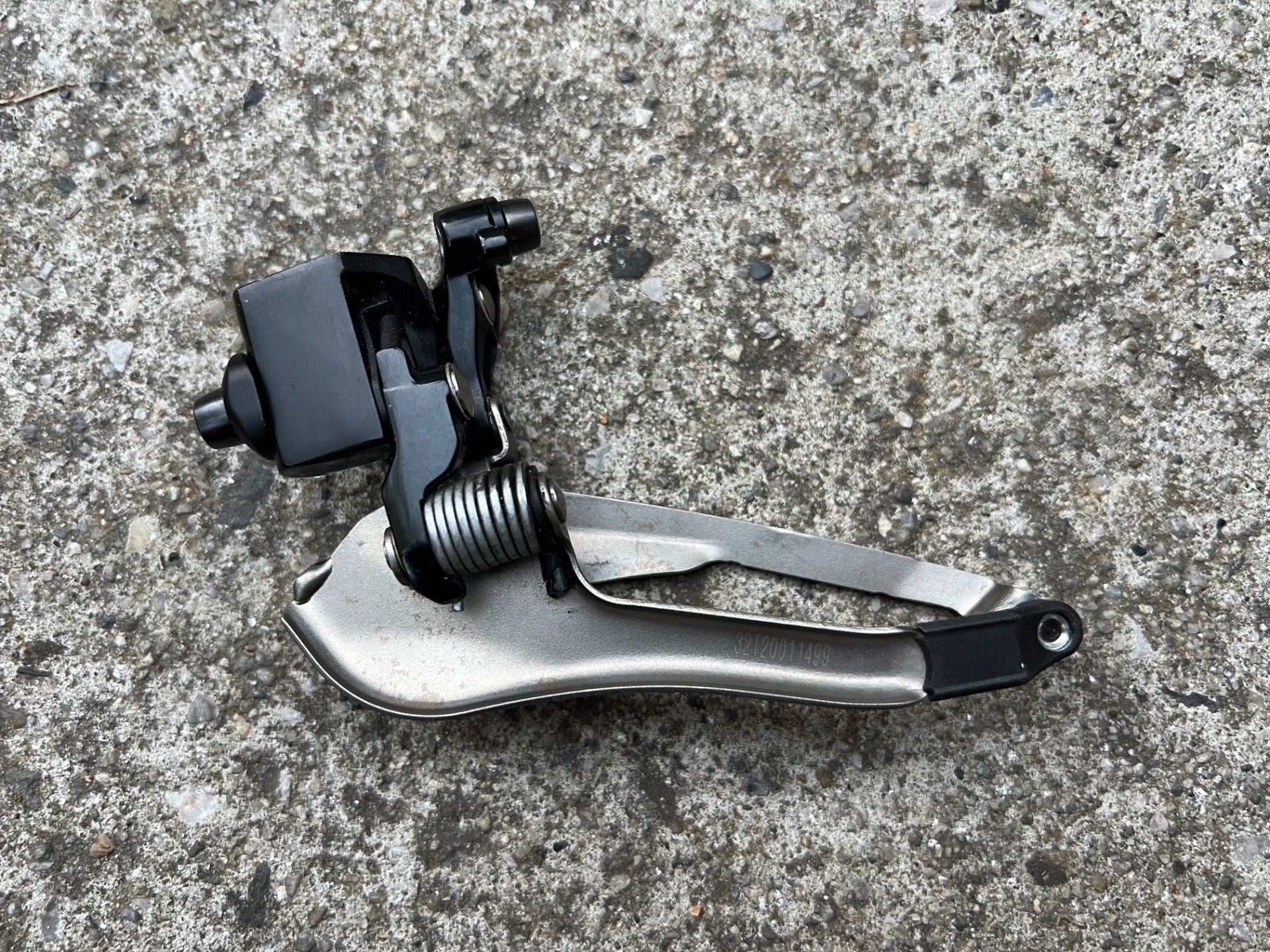 SRAM RED 2x10 Speed Front Derailleur Braze On Bottom Pull Road Bike Titanium  - Image 3