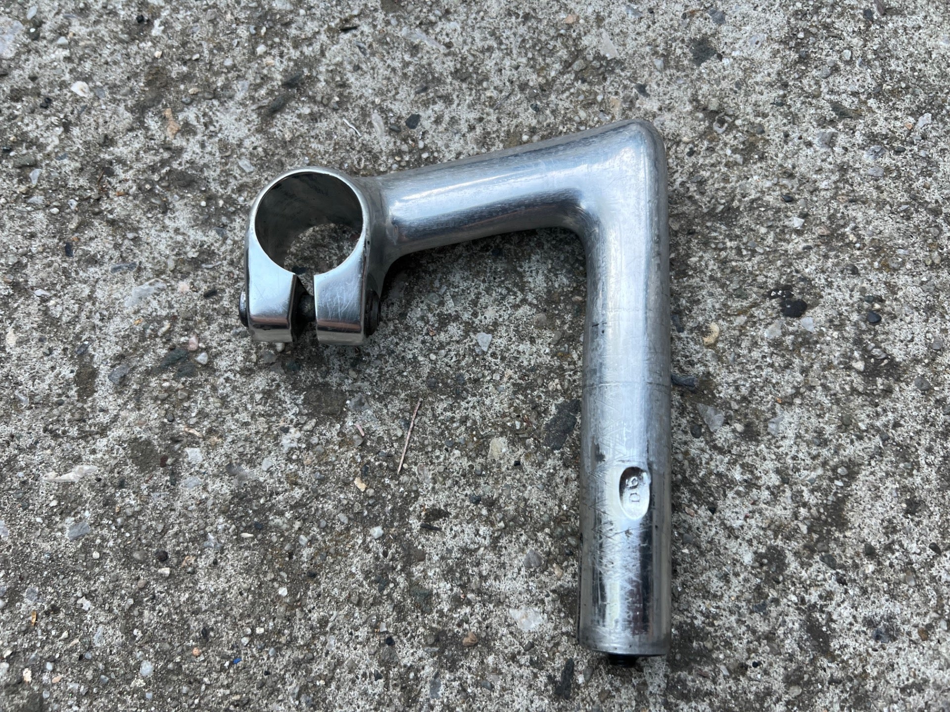 3TTT Quill Stem 26.0x90mm 1” Vintage Retro Silver Road Bike Gray Touring Drop  - Image 3