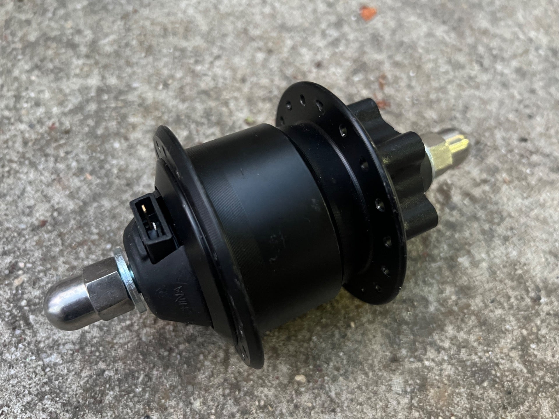 Generic Bike Dynamo Hub 6V-3W 36H Hole 100mm 6 Bolt Disc Front Bicycle Black  - Image 3