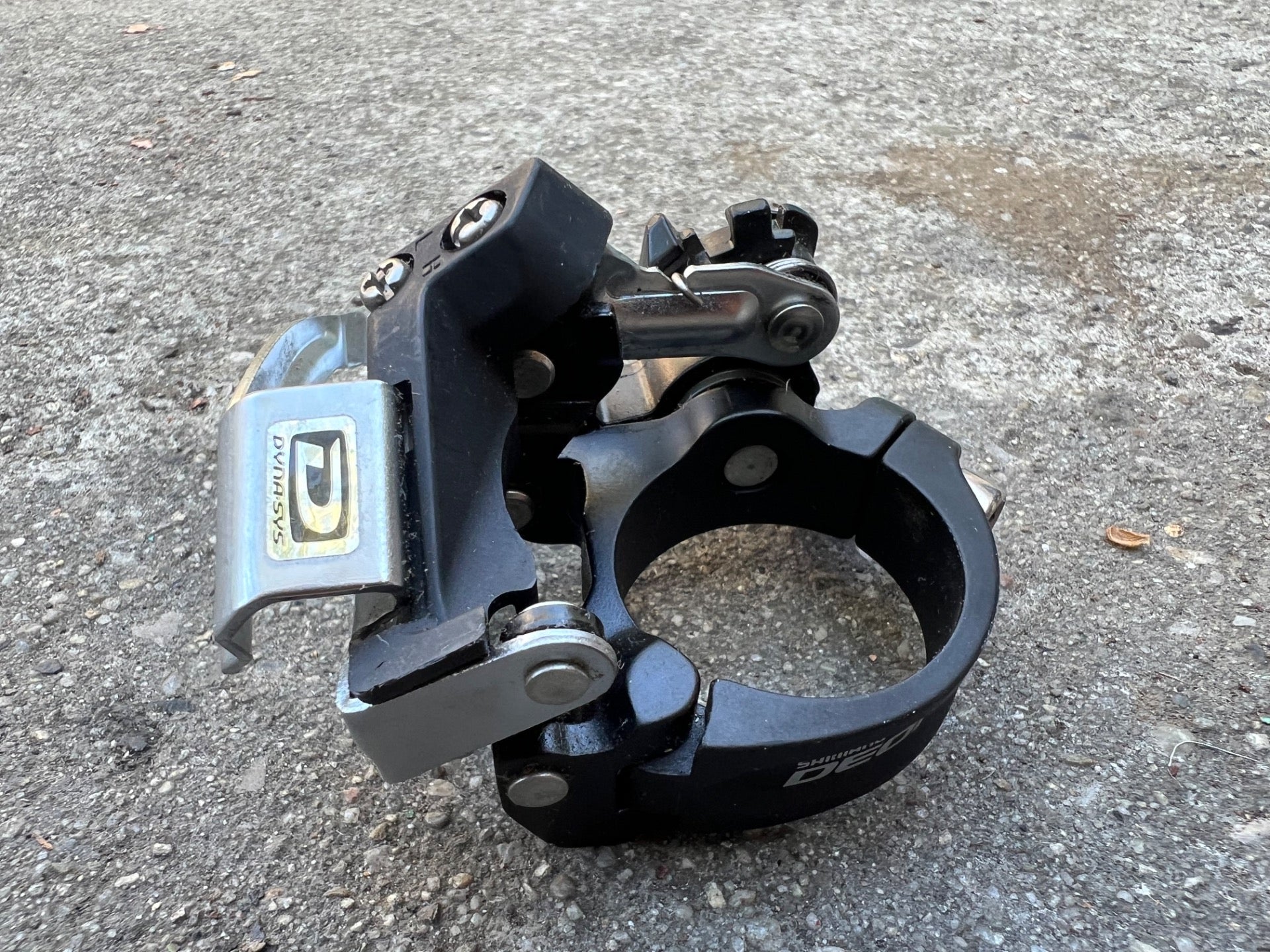 Shimano Deore FD-M615 34.9mm Dual Pull Double Front Derailleur MTB Touring Black - Image 3