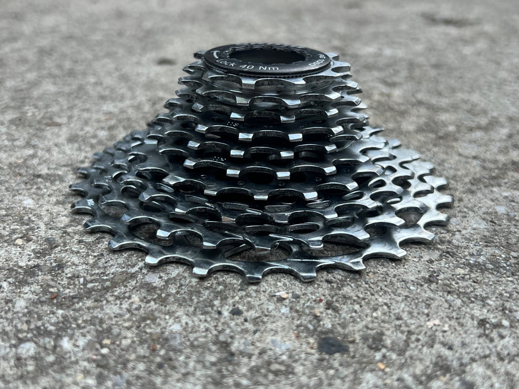 SRAM PG 1050 11-28 10 Speed Cassette Road Gravel Bike Chrome Commuter MTB XC CX  - Image 3