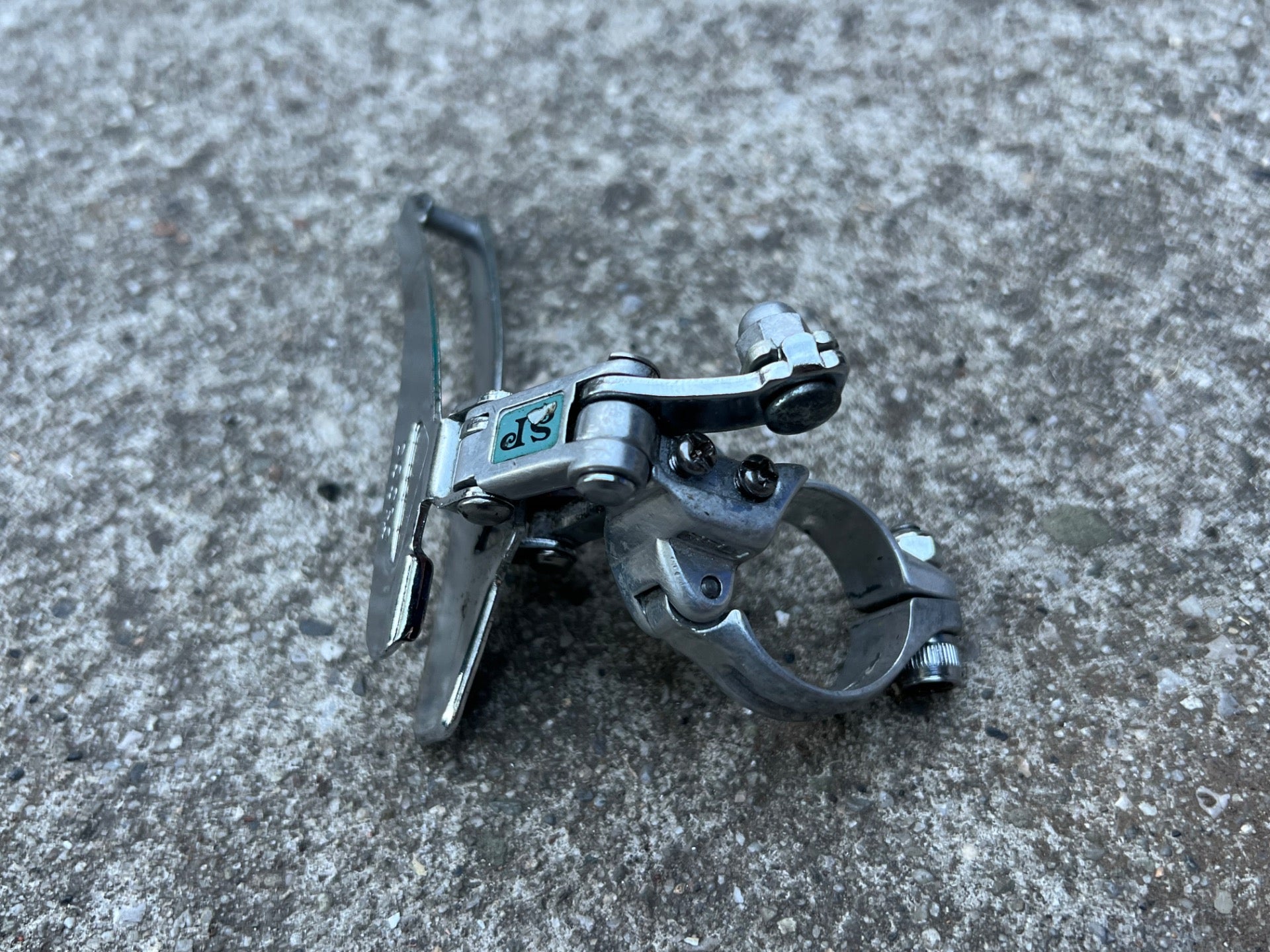 Shimano Deore SP 28.6mm Bottom Pull Double Front Derailleur Vintage Touring   - Image 3