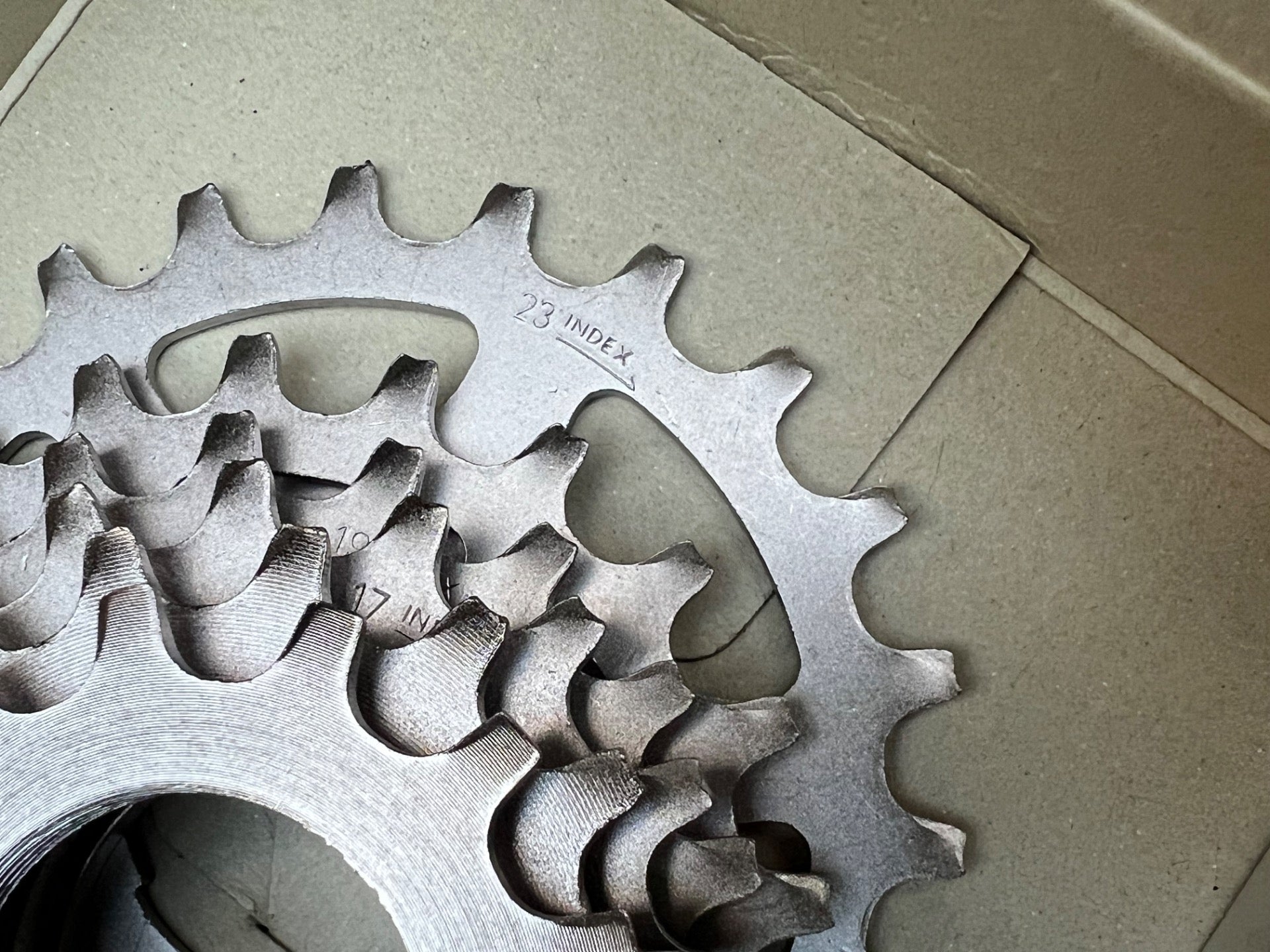 NOS Shimano Dura Ace 13-23T 6 Speed Uniglide Cassette Missing Top Cog Vintage  - Image 3