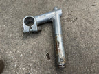 Used Pivo 25.0x80mm 22.0mm Vintage Stem Quill French Retro Silver Gray Aluminum Road-Bicycle Bin