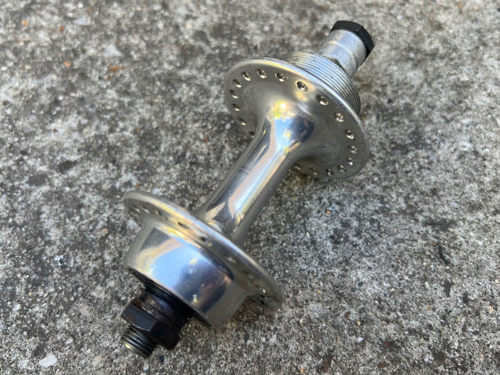 Sansin 126mm 40H Hole Rear Hub Vintage Road Touring Bike Silver Aluminum English - Image 3