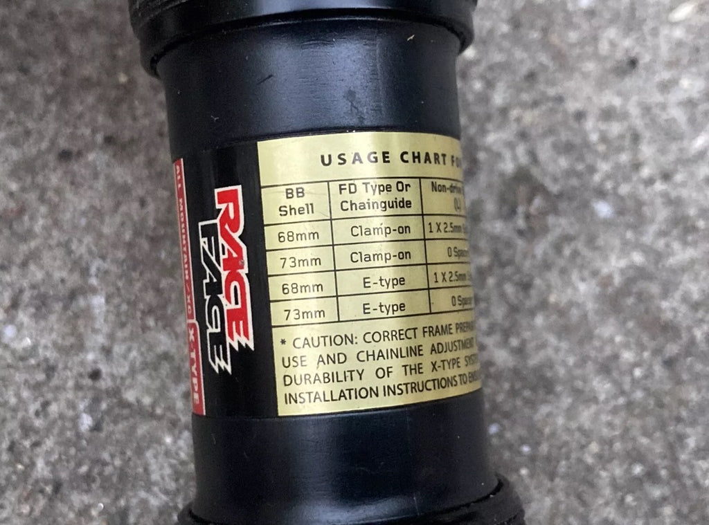 Raceface X-Type 24mm Bottom Bracket 68mm 73mm BSA English All Mountain MTB XC - Image 3