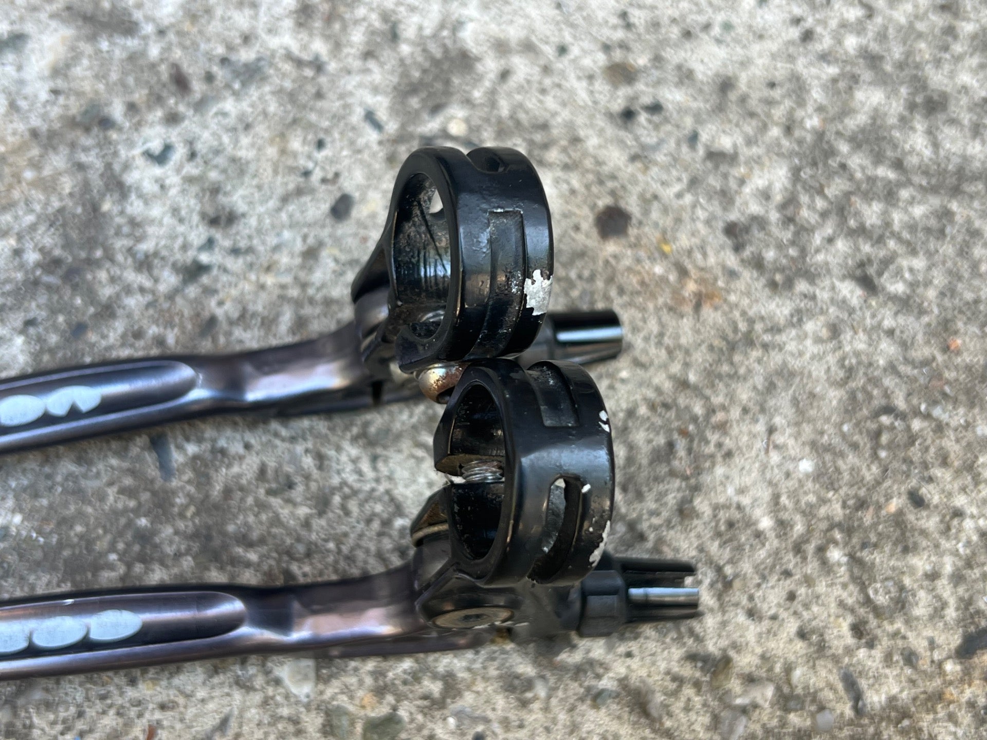 CODA Cannondale Cantilever Brake Levers Vintage MTB Mountain Bike Black Gray  - Image 4