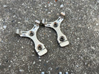 NOS NEW Look S2 S2R Moab Pedal Cleat Insert Piece Silver Clipless MTB Mountain-Bicycle Bin