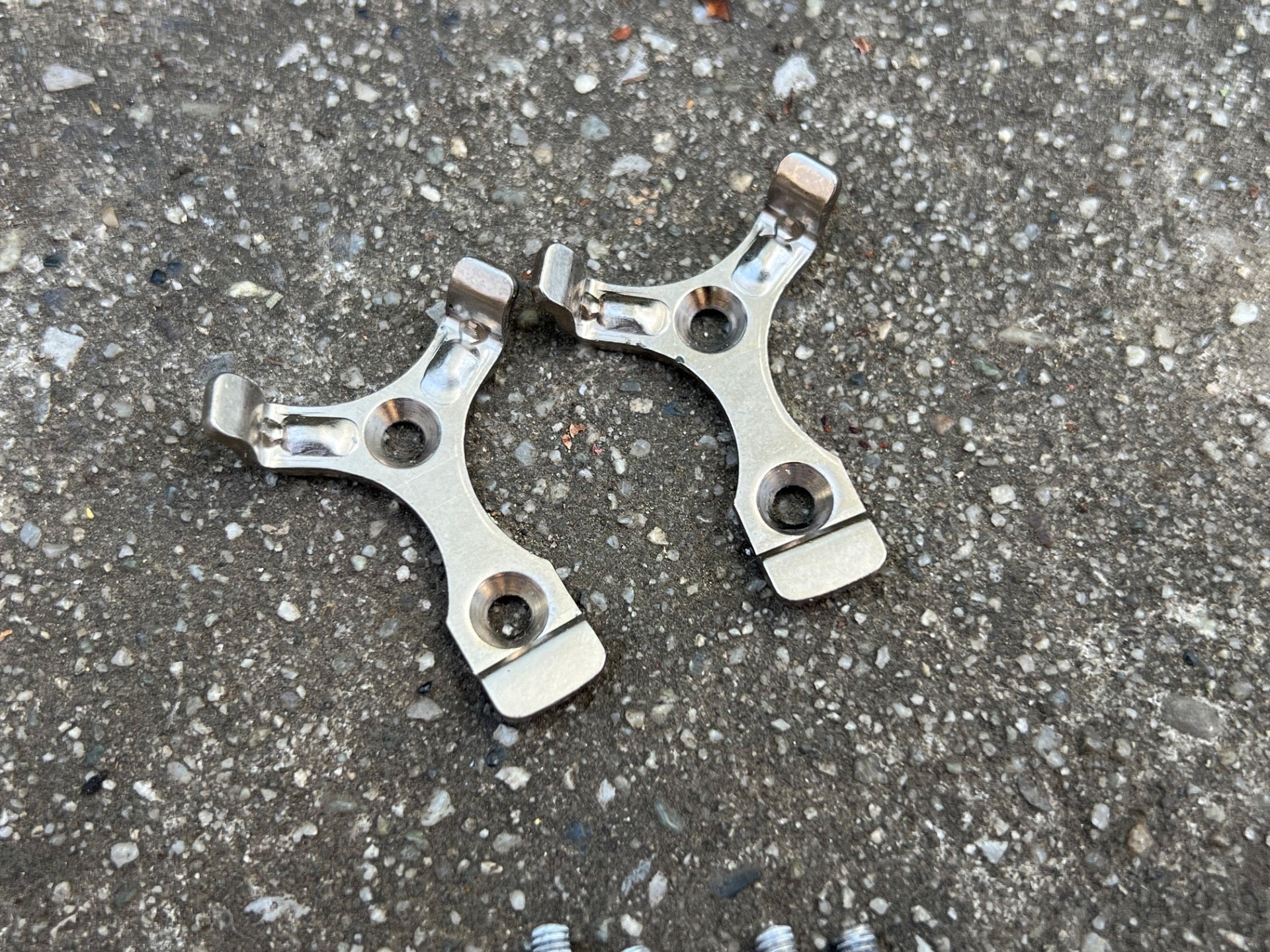 NOS NEW Look S2 S2R Moab Pedal Cleat Insert Piece Silver Clipless MTB Mountain  - Image 3