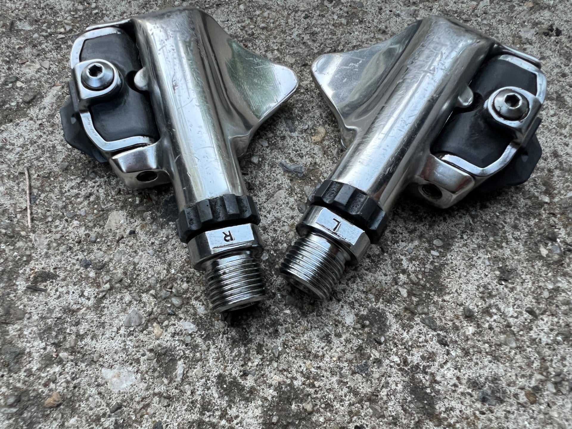 Smooth Shimano Dura Ace PD-7410 SPD Clipless Pedals Vintage Retro Road Bike 9/16 - Image 3