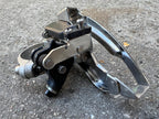 Used Shimano Deore XT FD-M760 34.9mm Dual Pull Front Derailleur Triple 3x9 MTB Gray-Bicycle Bin