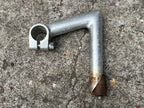 Used ATAX 25.0x100mm 1in 22.0mm French Quill Drop Stem Vintage Road Bike Gray Thread-Bicycle Bin