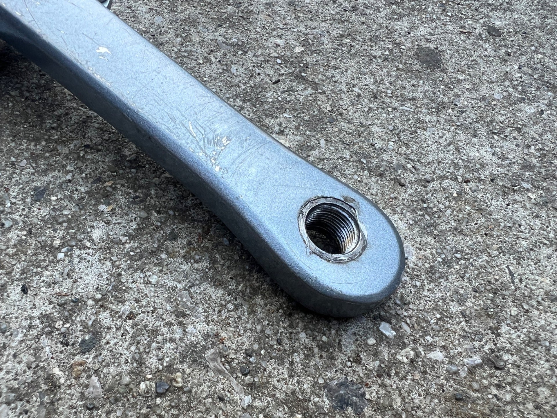 Sugino 170mm Drive Side Crank Arm With Bolts Right Dark Gray Vintage MTB Right  - Image 3