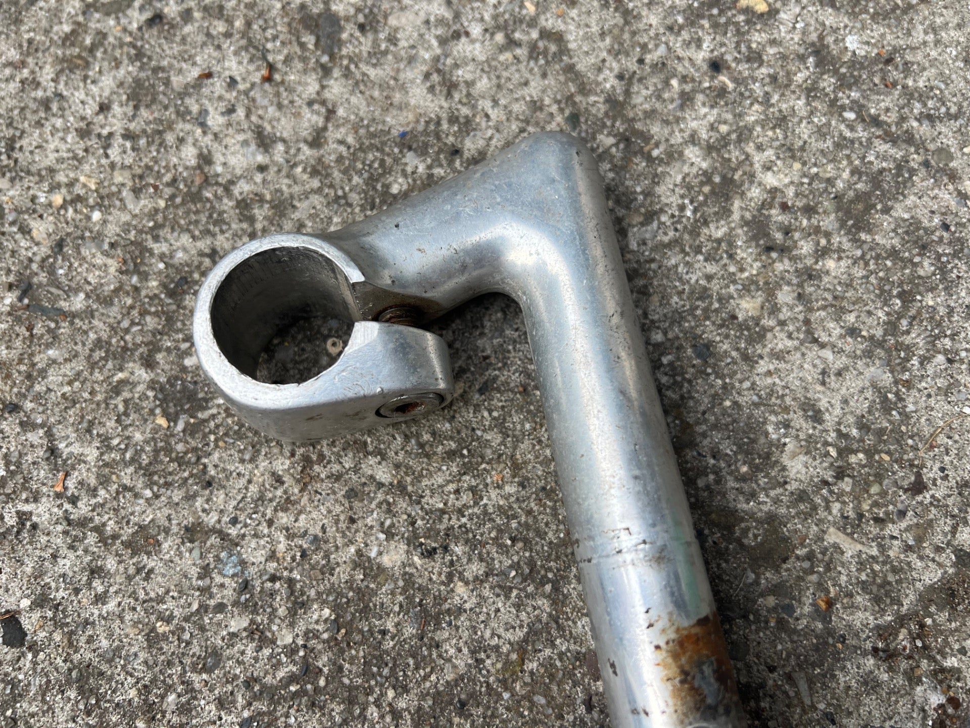 SR Custom 26.0x60mm 1in Quill Stem Vintage Road Bike Gray Silver Drop Retro - Image 3