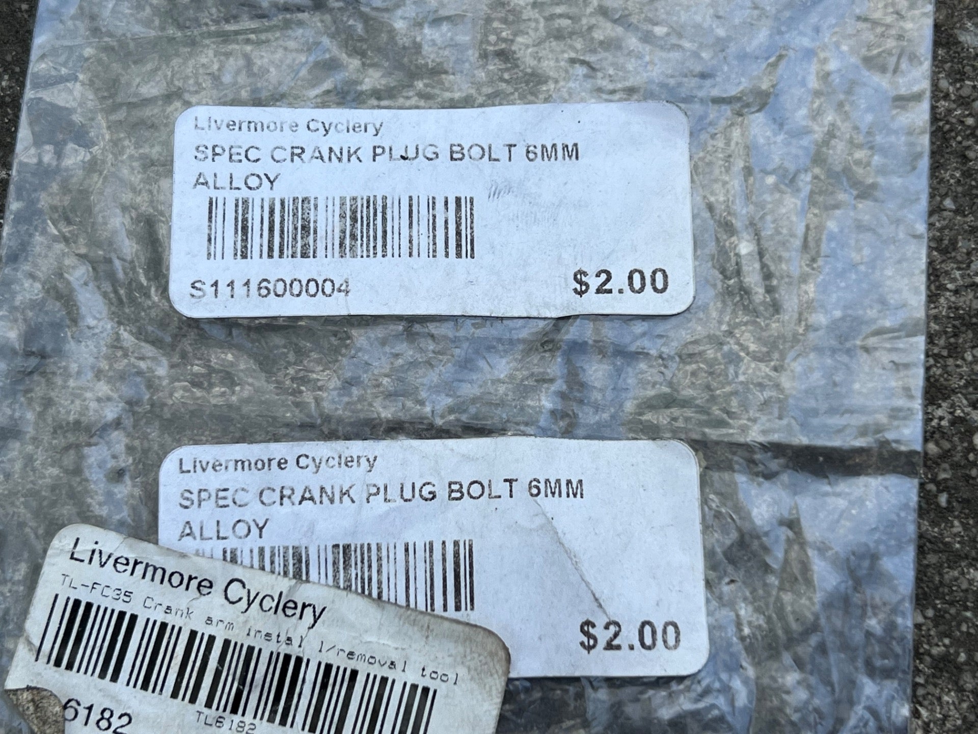 Specialized Crank Bolt Plug 5mm Black Aluminum Alloy  - Image 3