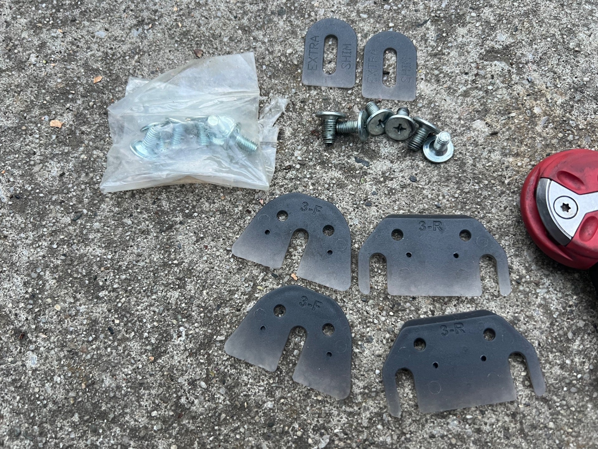 Speedplay Light Action Pedals & Shims Clipless Red Road Bike Bolts Gravel MTB XC - Image 3