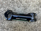 Used Bianchi Reparto Corse Stem 110x31.8mm 1 1/8” Threadless Black Celeste 7 Deg Road-Bicycle Bin