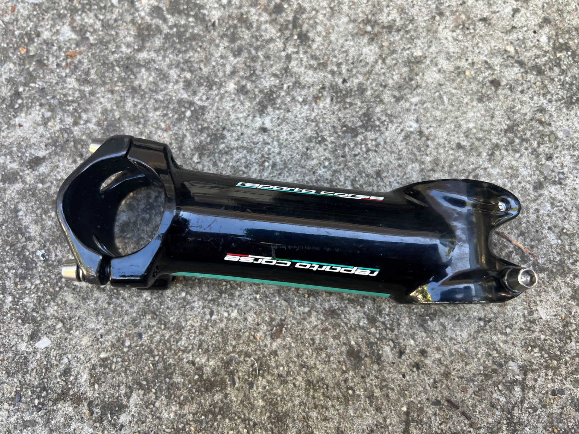 Bianchi Reparto Corse Stem 110x31.8mm 1 1/8” Threadless Black Celeste 7 Deg Road - Image 3