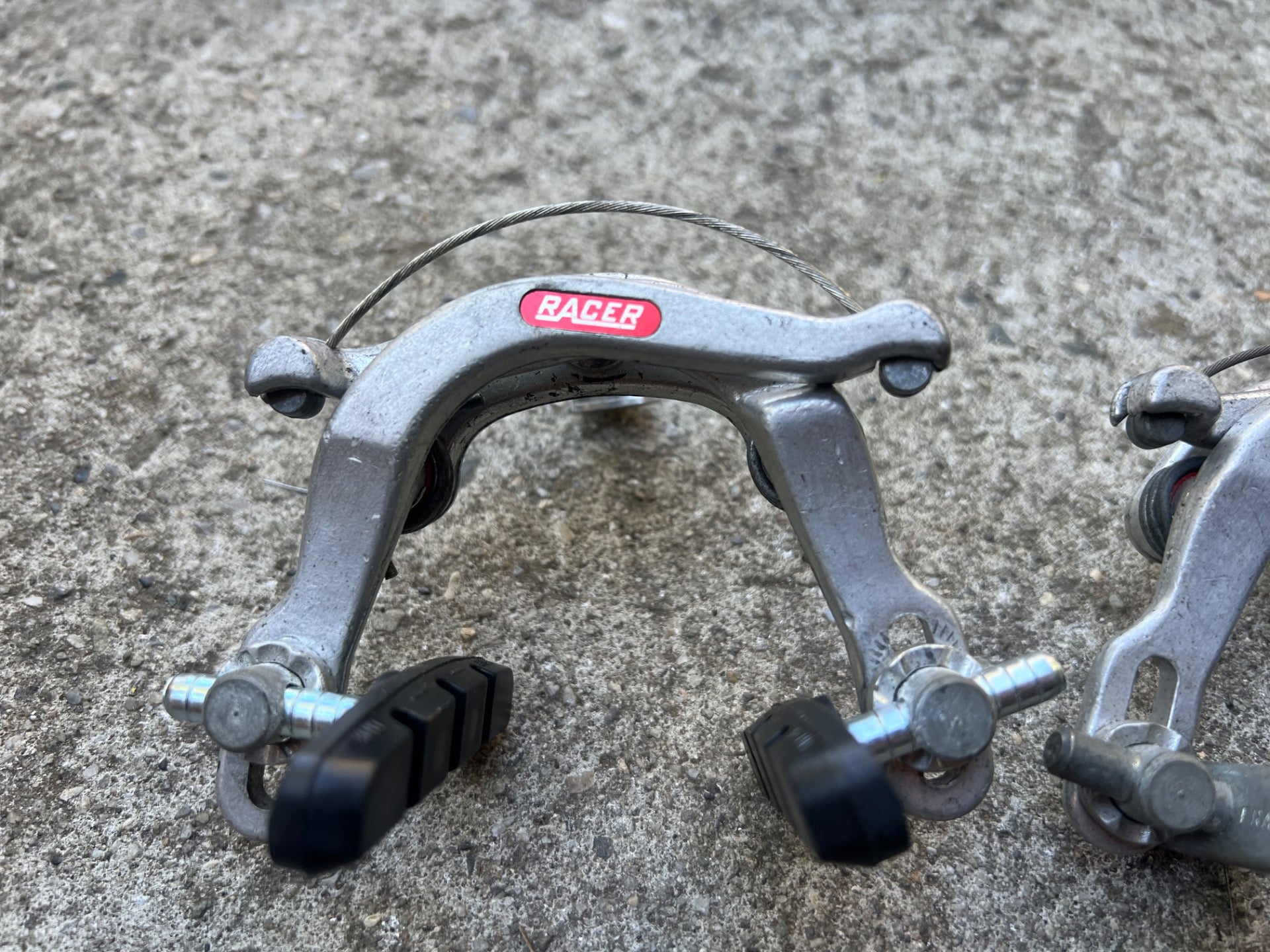 Mafac Racer Modele Depose Brakes Vintage Road Center Pull Silver Retro Touring - Image 4