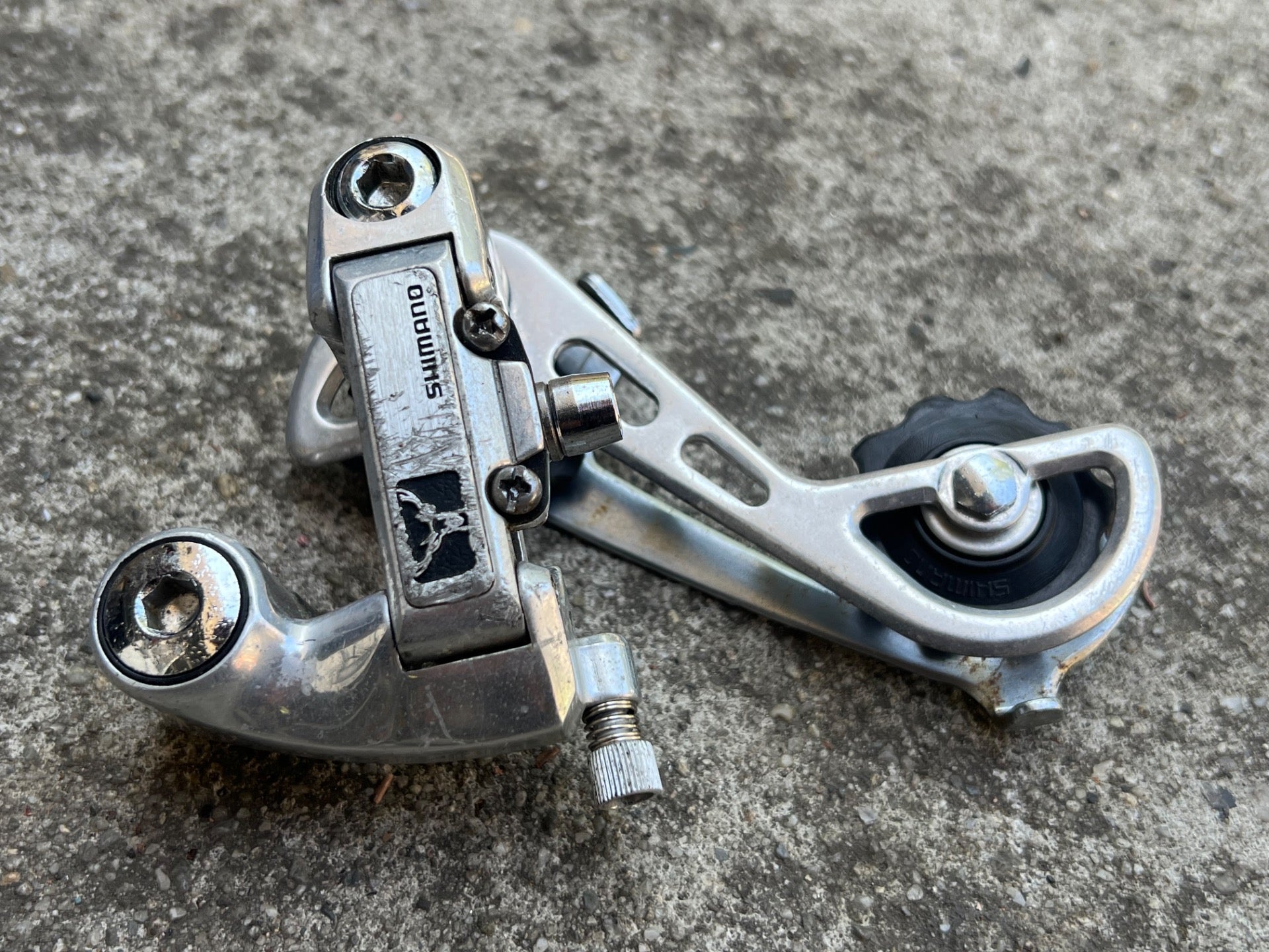 Shimano RD-M700 Deerhead Rear Derailleur Long Cage Retro Deore XT MTB - Image 4