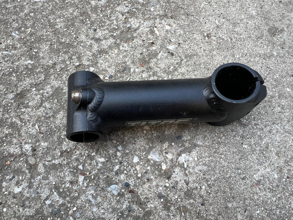 Titec 25.4x120mm 1 1/8” Threadless Stem Mountain Bike Black Vintage Retro MTB  - Image 3