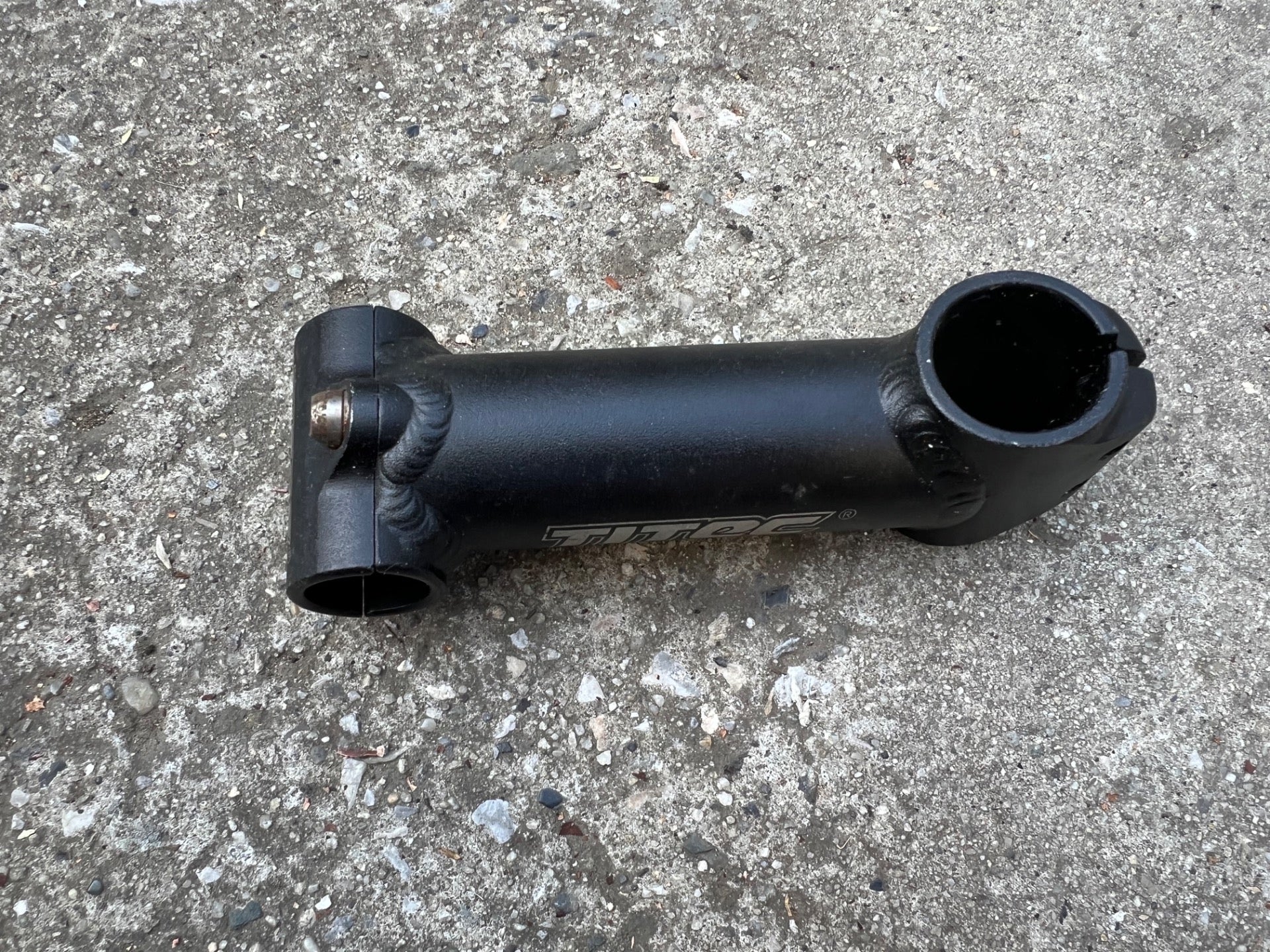 Titec 25.4x120mm 1 1/8” Threadless Stem Mountain Bike Black Vintage Retro MTB  - Image 3