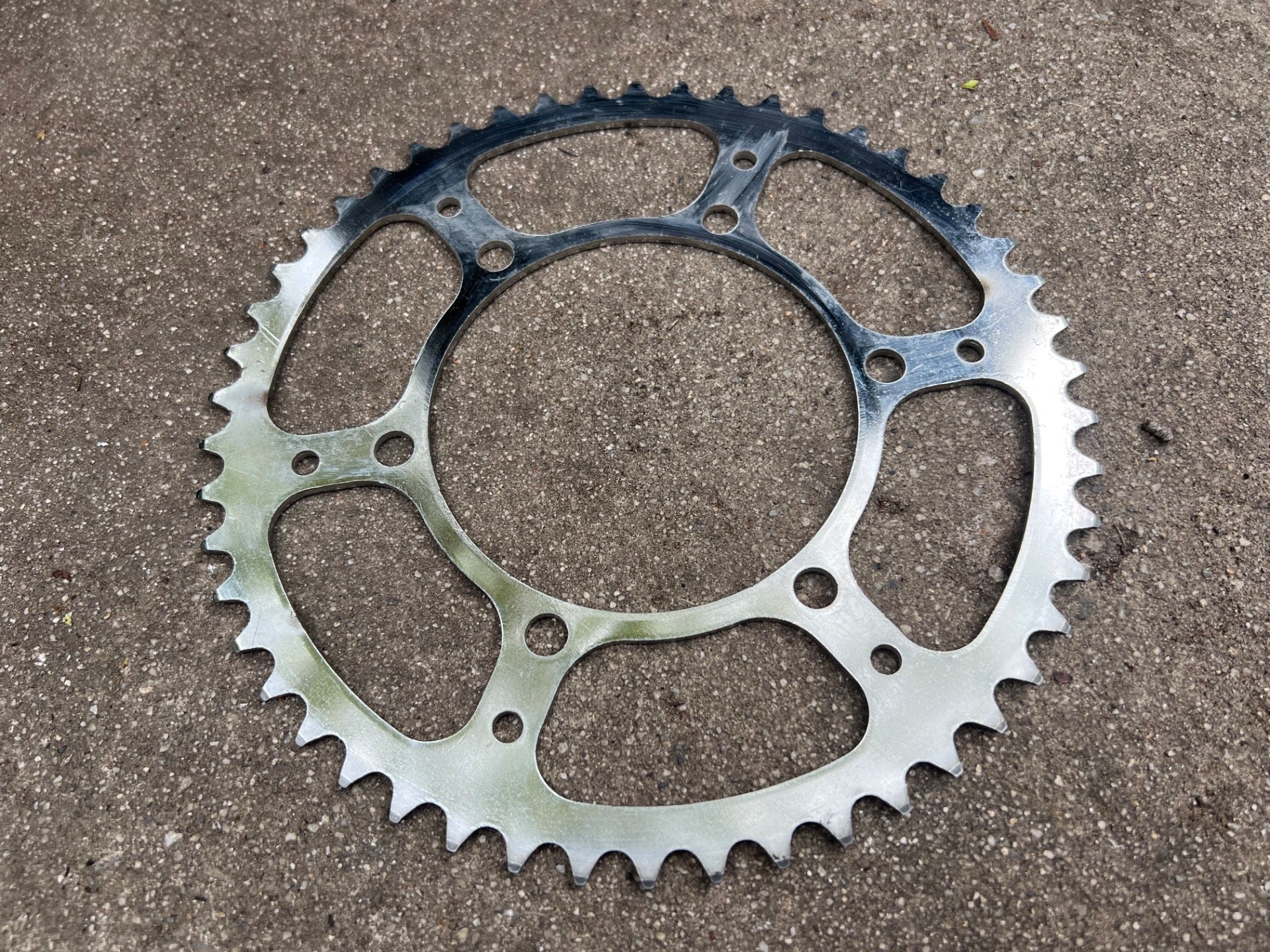 Stronglight TA Style 116 BCD 50T 6 Bolt Chainring Vintage Chrome Retro Road Tour - Image 3