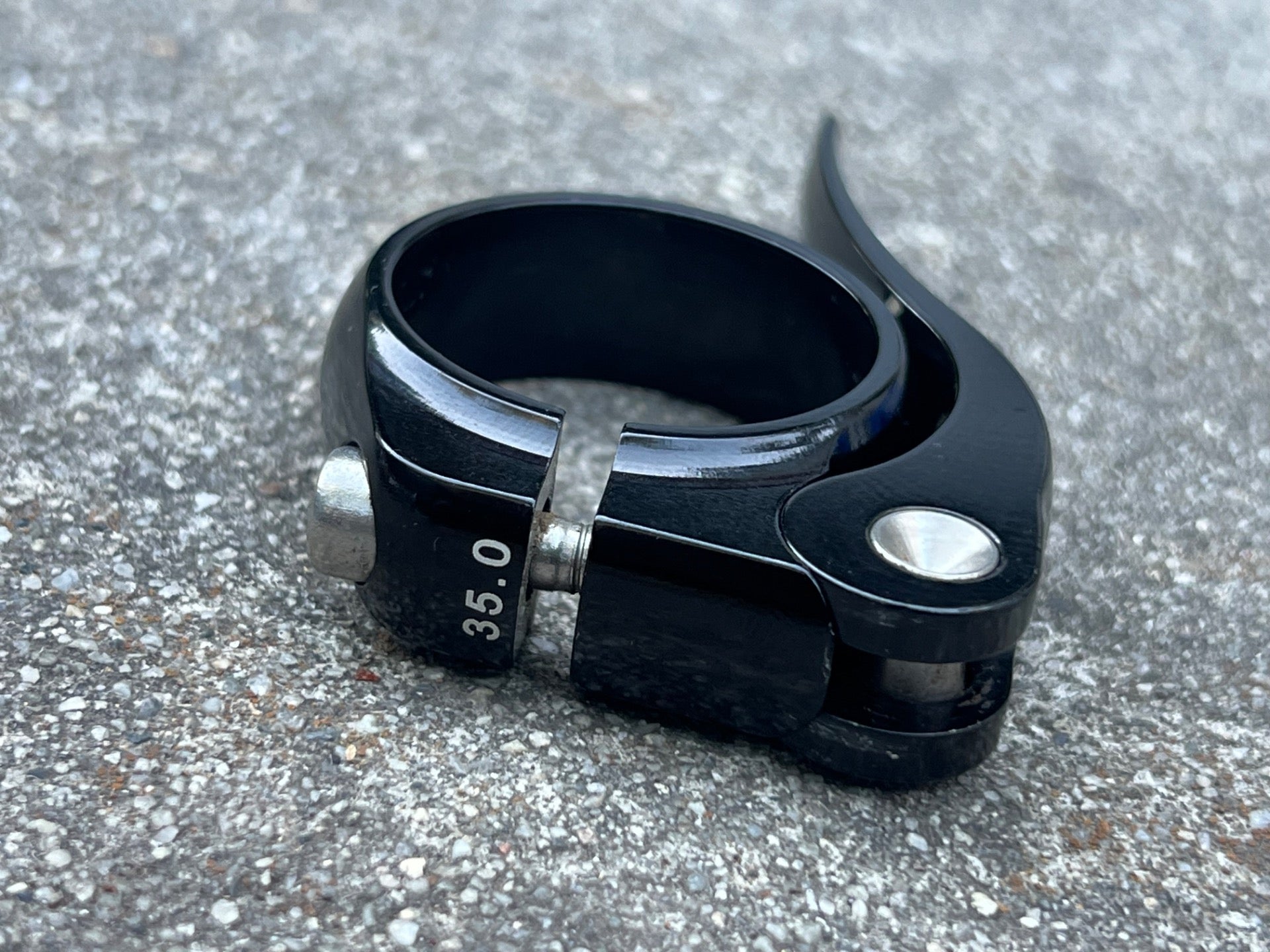 Salsa Seatpost Clamp 35.0mm Black Quick Release Flip Lock Saddle MTB Gravel  - Image 3