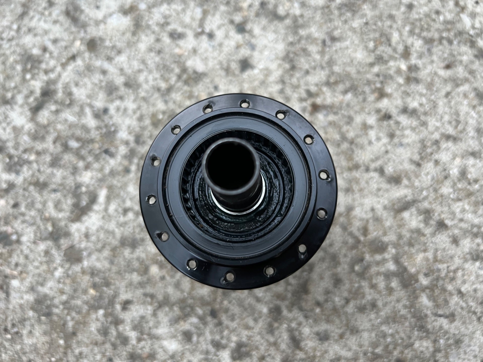 Incomplete Shimano FH-MT510-B 12x148mm 28 Hole Rear Hub MTB Black Mountain Bike  - Image 3