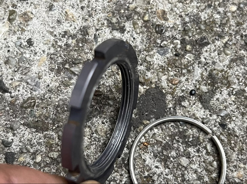 Shimano XTR M950 M951 M952 Crank Spider Lock Ring And Clip Gray Retro MTB - Image 3