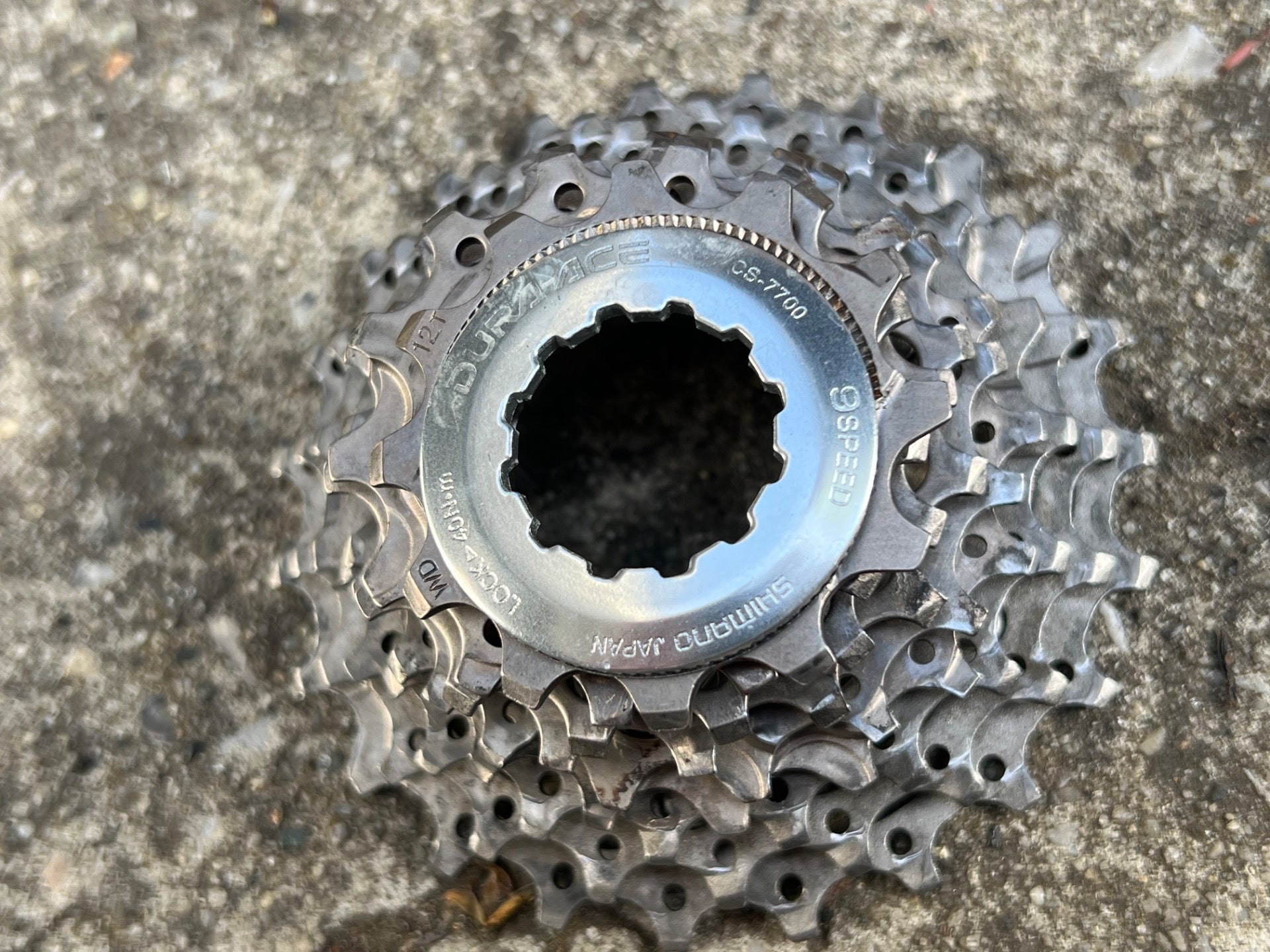 Shimano Dura Ace CS-7700 12-23T 9 Speed Cassette Titanium Road Gravel Bike TI - Image 3