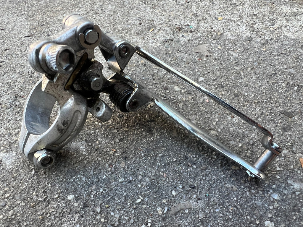 Shimano 600 Arabesque 28.6mm Bottom Pull Front Derailleur Vintage Double Road  - Image 3