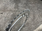 Used Campagnolo 144 BCD 46T Chainring Vintage Retro Road Track Silver Campy 5 Bolt-Bicycle Bin