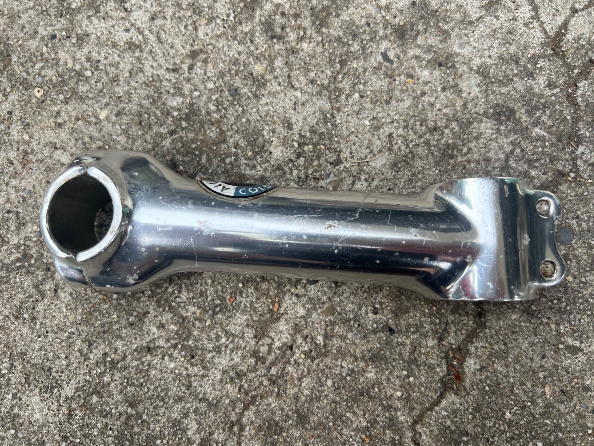 Specialized 25.4x135mm 1 1/8” Threadless Stem Vintage Retro MTB Mountain Silver  - Image 3