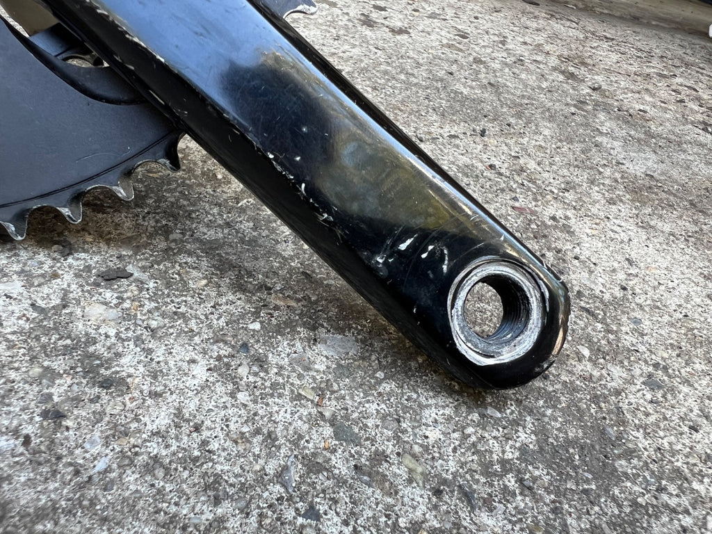 SRAM Rival GXP 24mm 34/50T 172.5mm Crankset Double Road Bike Black Aluminum 10sp - Image 9