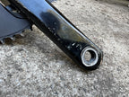 Used SRAM Rival GXP 24mm 34/50T 172.5mm Crankset Double Road Bike Black Aluminum 10sp-Bicycle Bin