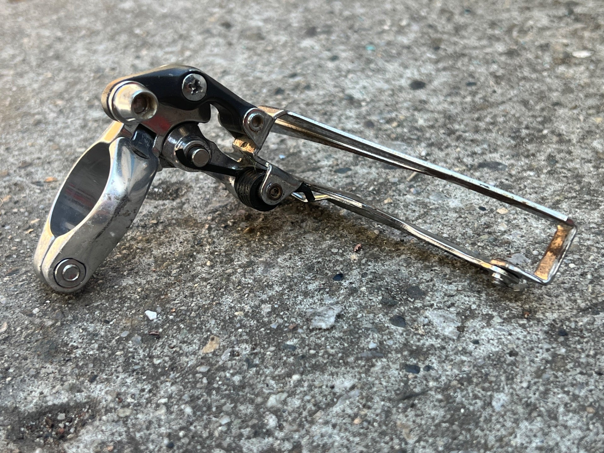 Suntour XC9000 28.6mm Bottom Pull Front Derailleur Vintage MTB Triple Retro Bike - Image 3