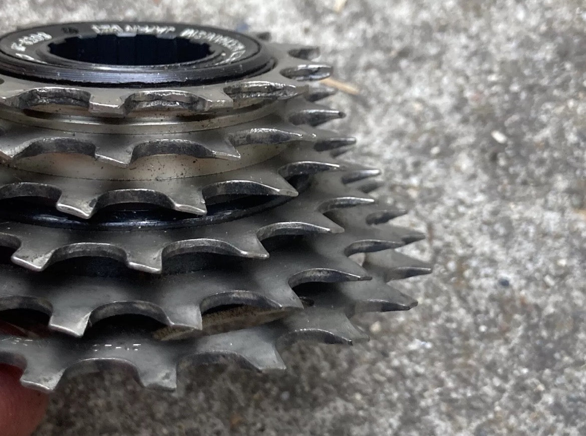 Shimano 600 EX MF-6203 6 Speed 13-21 Freewheel Vintage Retro Road Bike Silver - Image 3