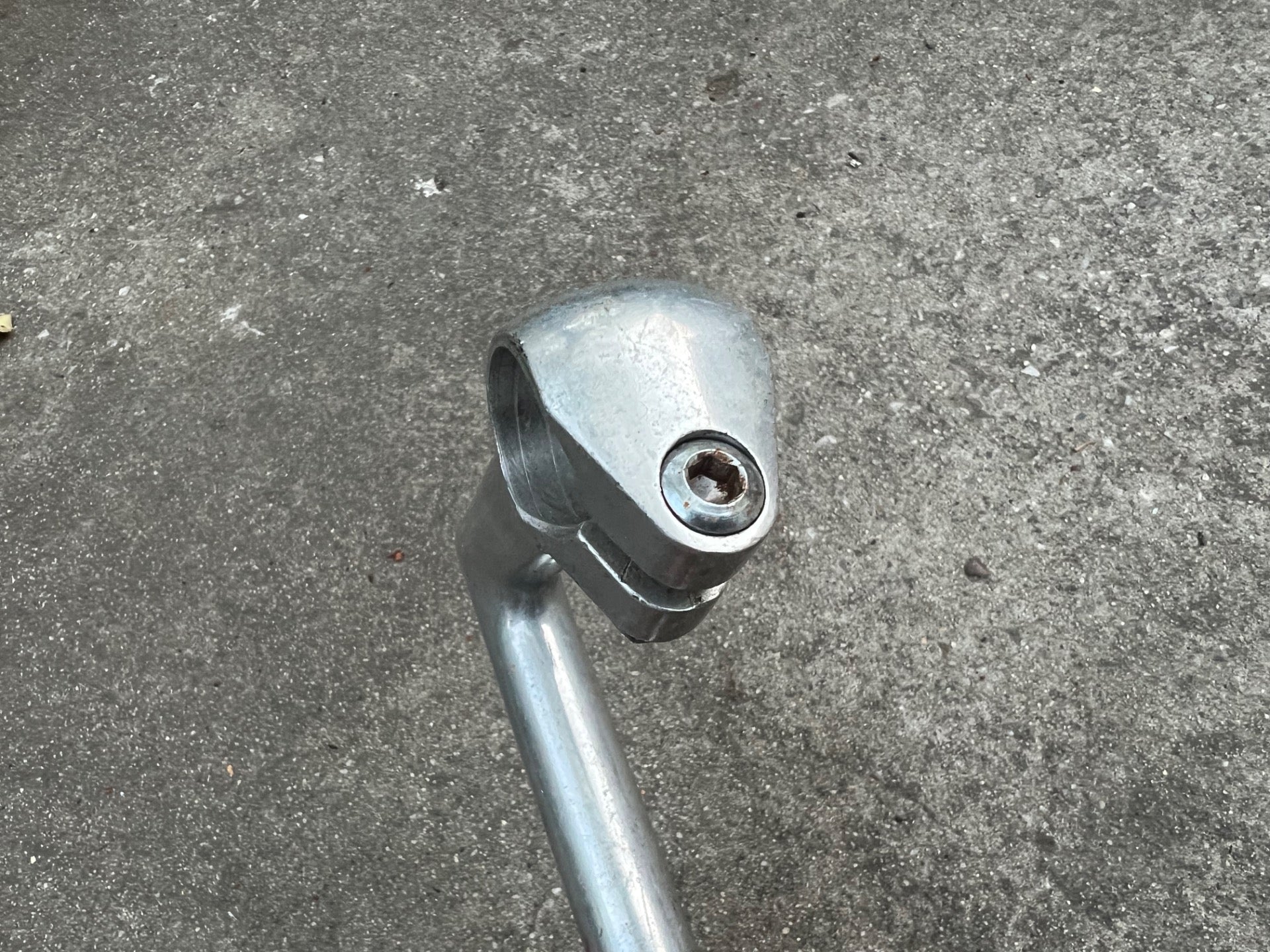 Win 25.4x100mm 1in Quill Stem Vintage Road Touring Bike 22.2 Silver Gray  - Image 3