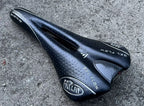 Used NICE Selle Italia Gel Flow Saddle Signo Carbon Titanium Black Road Racing 236g-Bicycle Bin