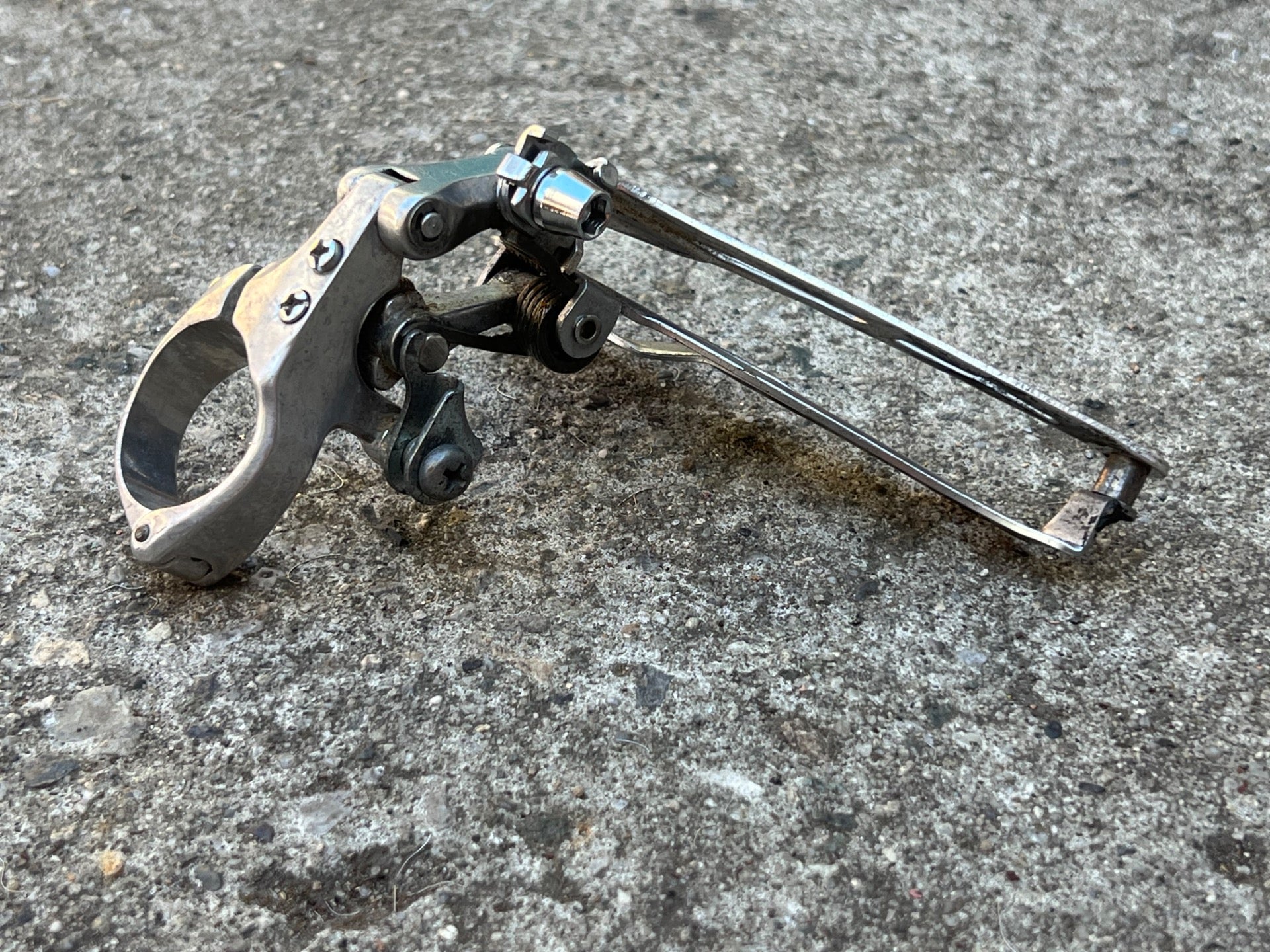 Suntour XC Reverse Pull 28.6mm Bottom Pull Front Derailleur Triple Vintage MTB - Image 3