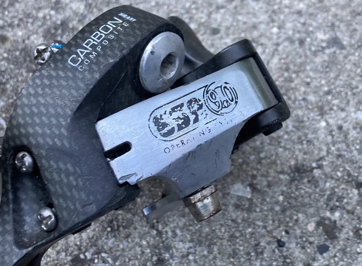 SRAM ESP 9.0 1:1 Carbon Rear Derailleur Vintage 8 Speed Silver MTB Vintage - Image 3