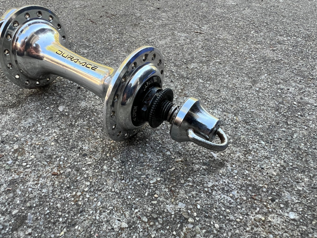 Shimano Dura Ace 7400 Front Hub 32H Hole 100mm Quick Release Vintage Road Bike  - Image 3