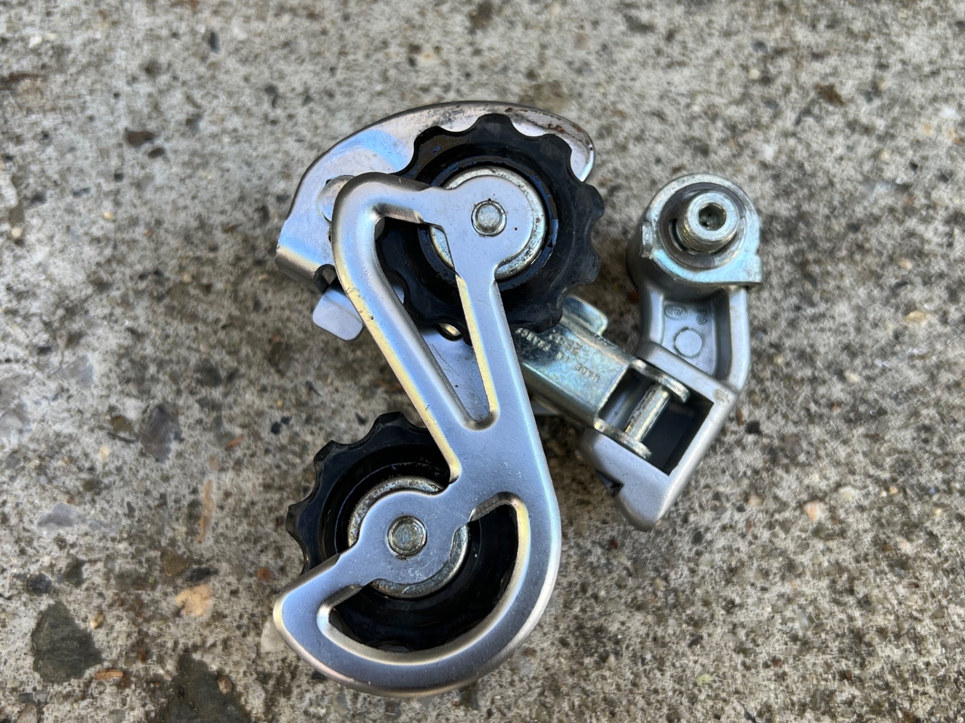Huret Rival 6 Speed Rear Derailleur Short Cage Silver Vintage Retro Road Bike  - Image 3