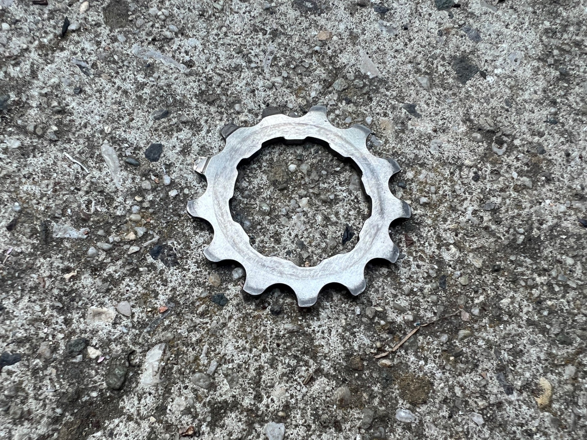 SRP 13T Tooth Titanium Cassette Cog Shimano Hyperglide Vintage MTB 8 Speed Gray  - Image 3