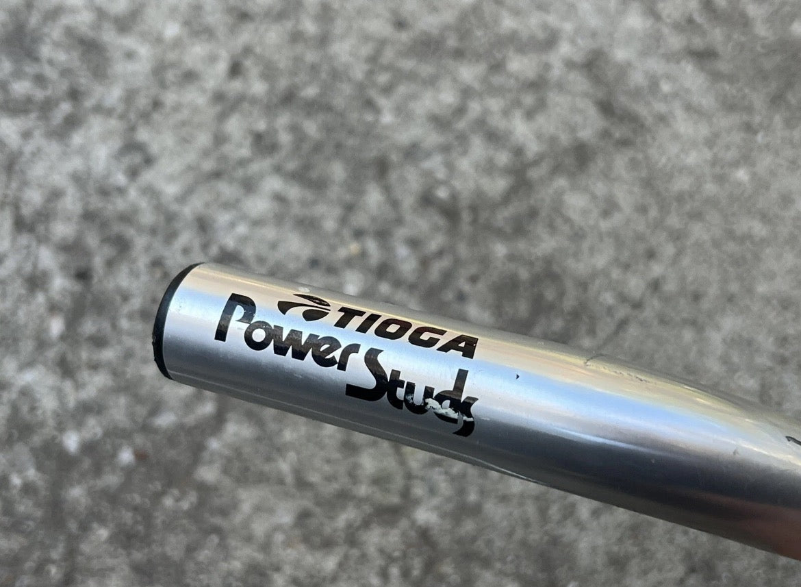 Tioga Power Studs Bar Ends Silver Vintage MTB Mountain Bike Retro 90s - Image 3