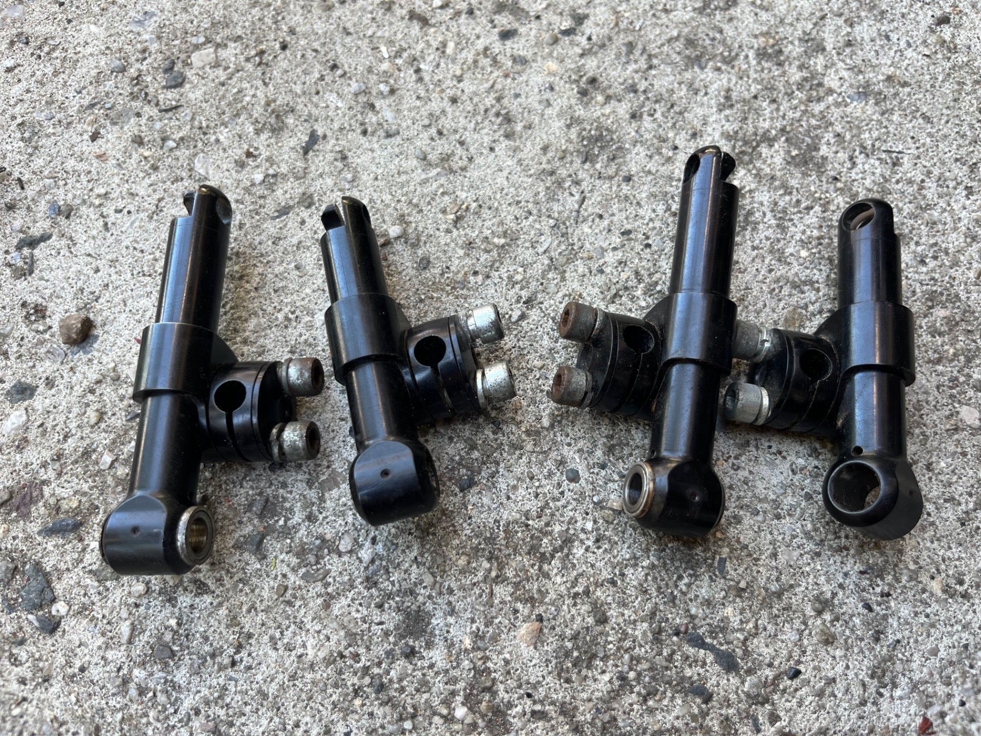 Avid Tri Align Cantilever Brakes Brake Set Vintage MTB Mountain Bike Black Ano - Image 3