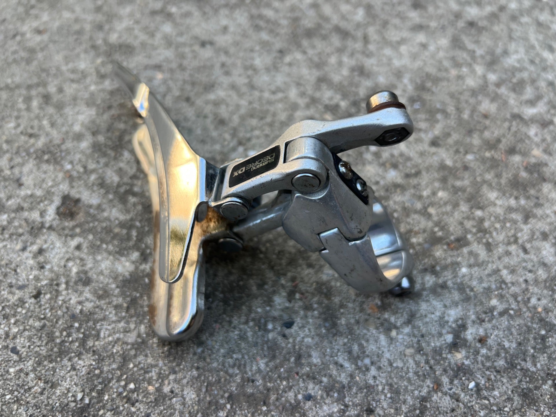 Shimano Deore DX FD-M650 Front Derailleur 28.6mm Bottom Pull Triple MTB Vintage  - Image 3