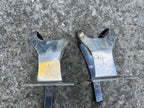 Used Gary Fisher Toe Clips Size Large L Double Layer MTB ATM Heavy Duty Vintage Retro-Bicycle Bin