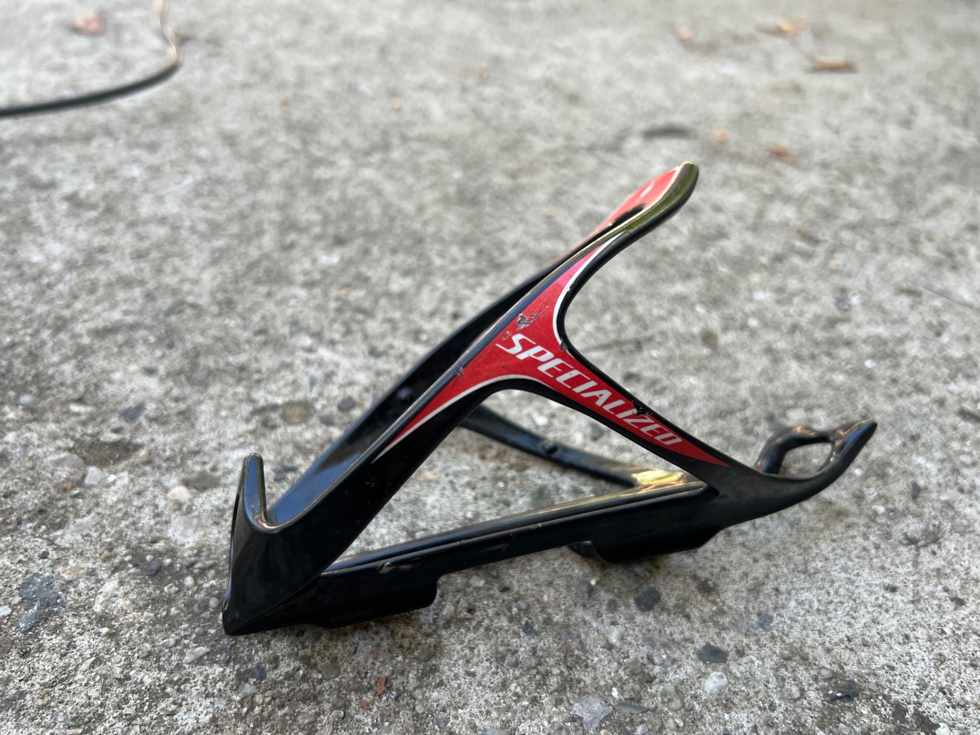 Specialized Carbon Rib Cage Water Bottle Cage Red Black Road Mountain Gravel MTB - Image 3